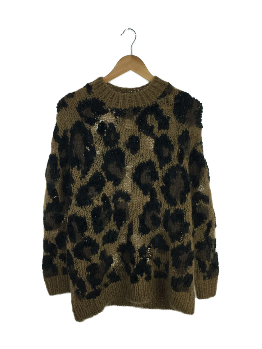 JUNYA WATANABE COMME des GARCONS◇レオパードプルオーバーニット/S