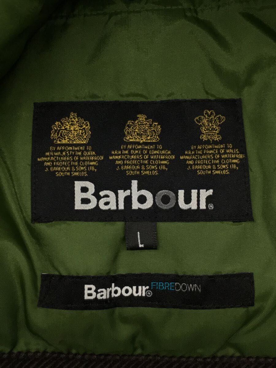 Barbour◆ベスト/L/ポリエステル/KHK/MQU0698OL71_画像4