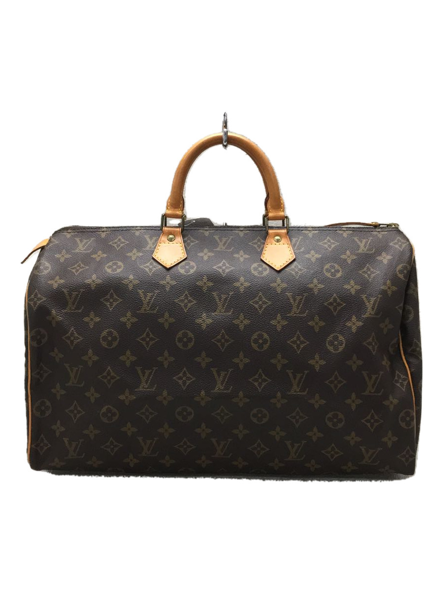 LOUIS VUITTON◆スピーディ40 モノグラム/PVC/BRW/総柄/M41522