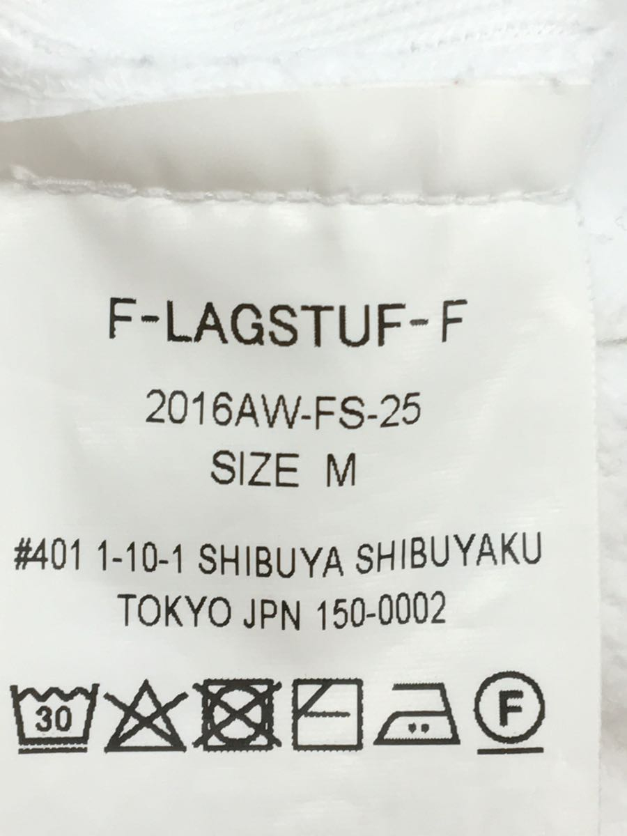 F-LAGSTUF-F◆パーカー/M/コットン/ホワイト/2016AW-FS-25_画像4