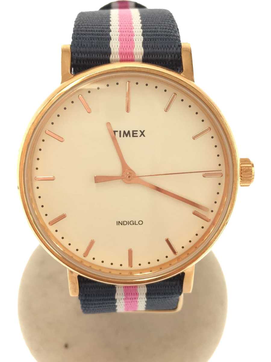 TIMEX◆クォーツ腕時計/アナログ_画像1