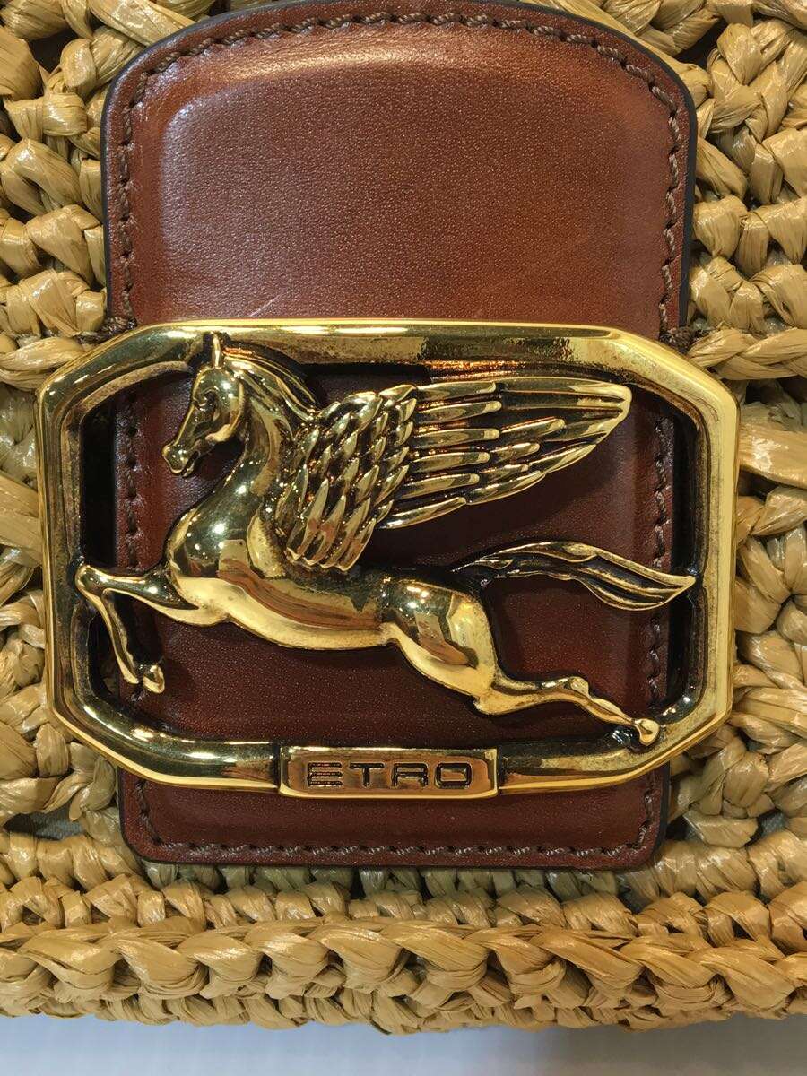 ETRO◆Pegaso/ペガソ/ショルダーバッグ/BEG/1N403-9911_画像5