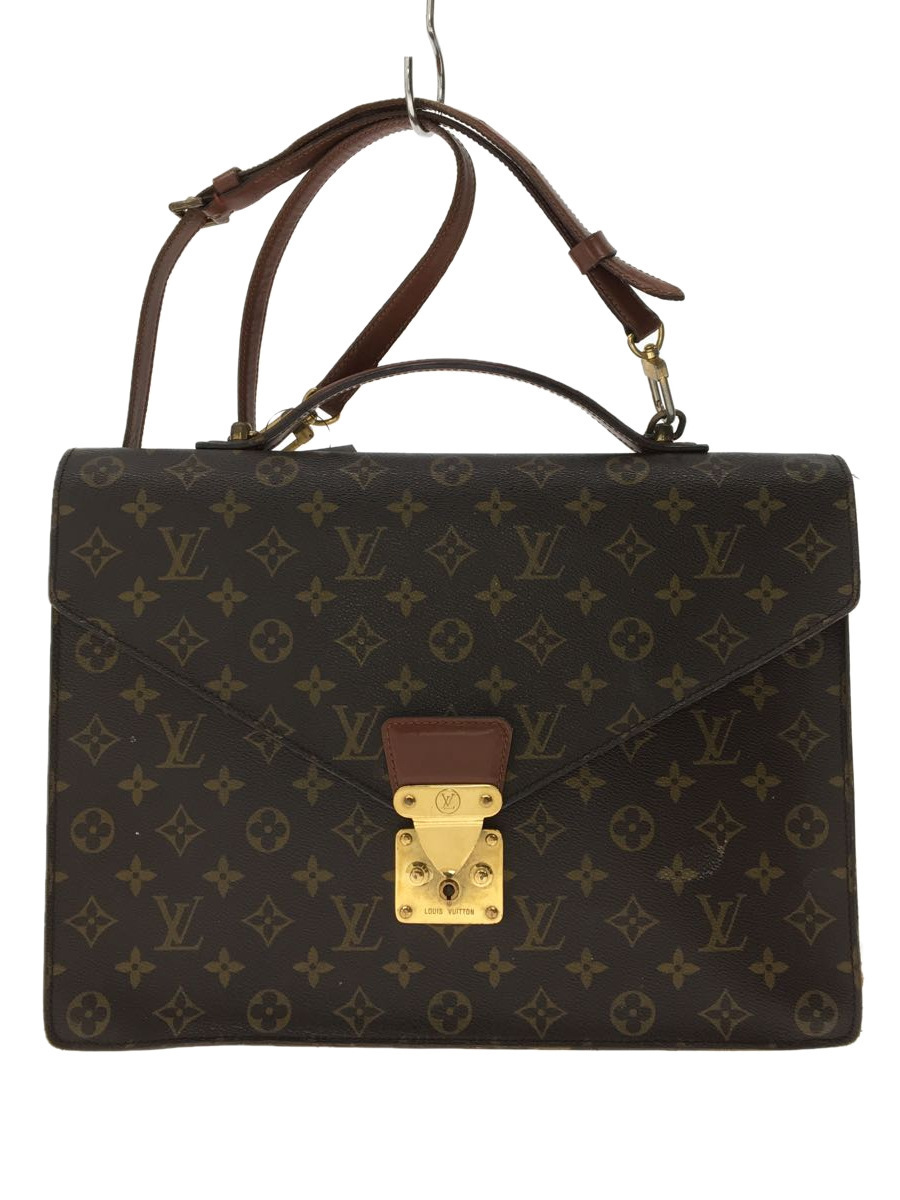 LOUIS VUITTON◇ポルトドキュマンバンドリエール_モノグラムキャンバス