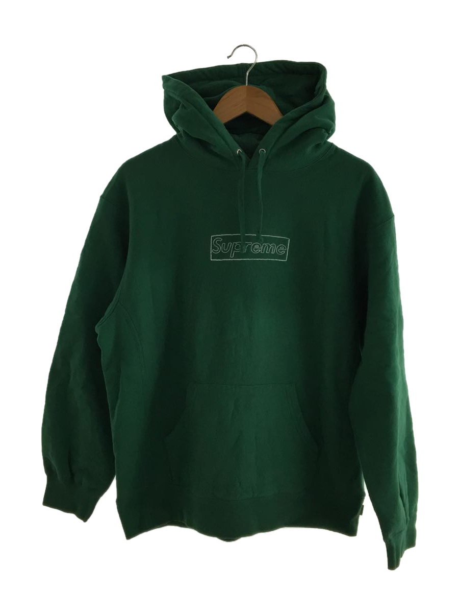 Supreme◆KAWS Chalk Logo Hooded Sweatshirtパーカー/M/コットン/グリーン