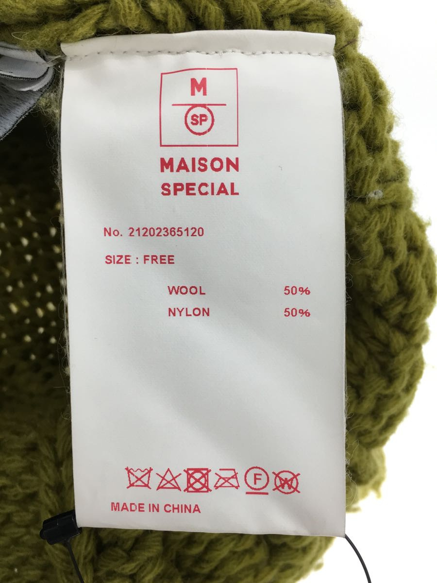 MAISON SPECIAL* knitted the best ( thick )/FREE/ wool /GRN/21202365120