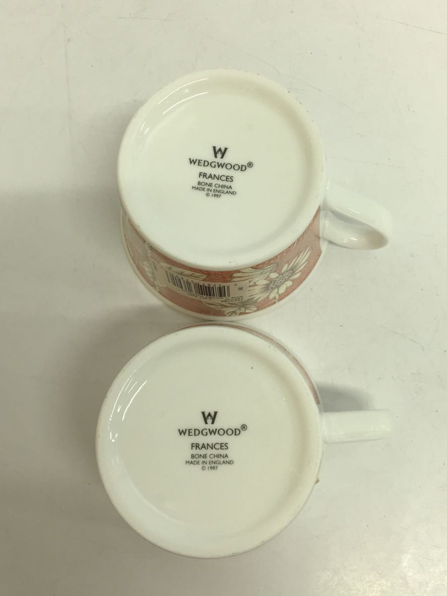 WEDGWOOD◆カップ&ソーサー/2点セット/ORN FRANCES/フランシス/2客セット_画像6