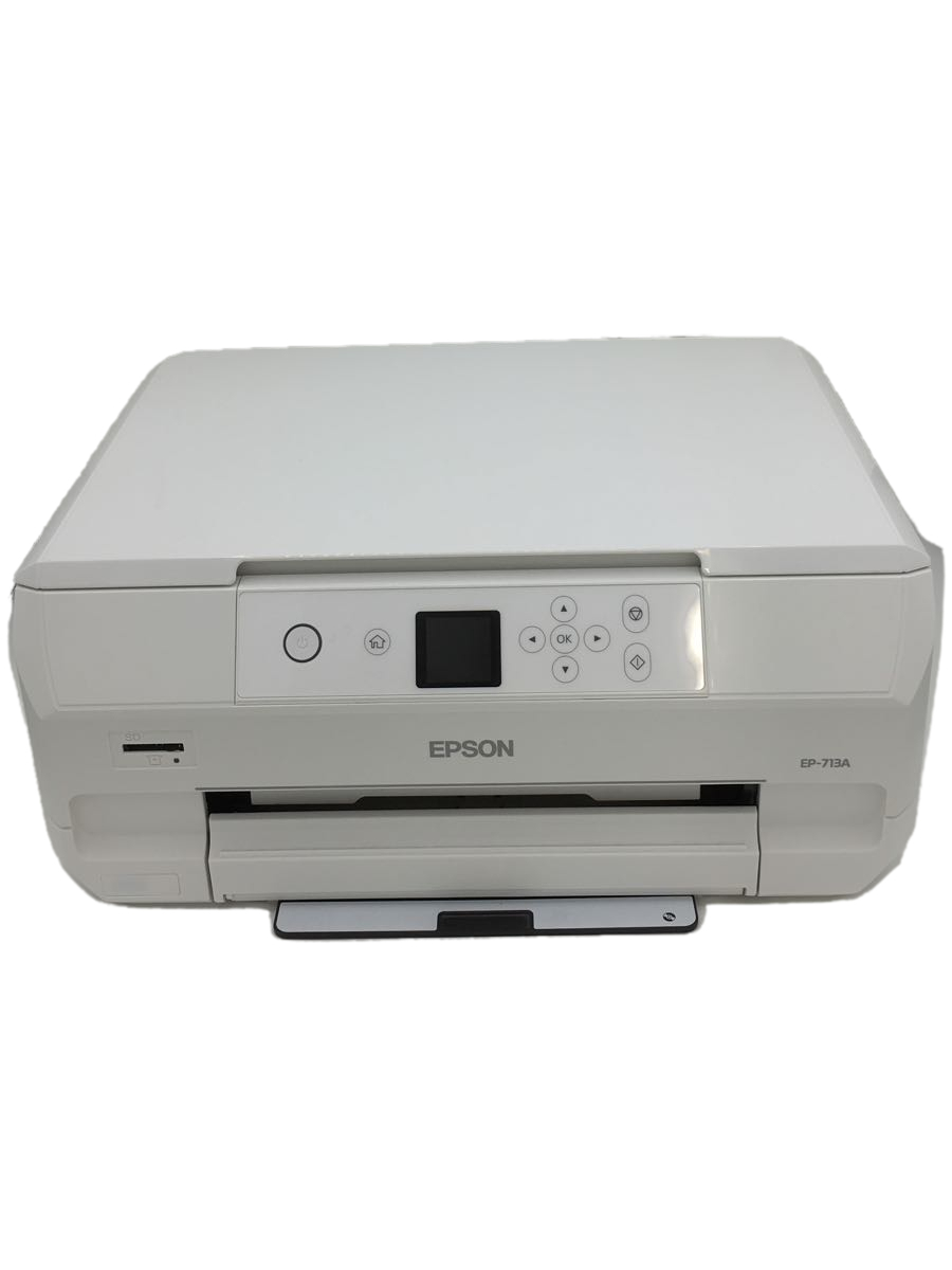 格安販売の EPSON◇インクジェットプリンター/EP-713A/複合機/ホワイト