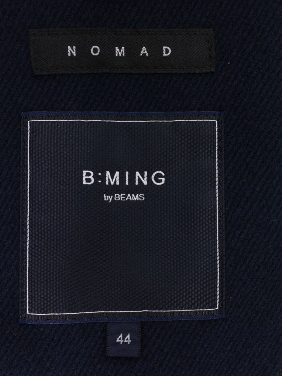 B:MING by BEAMS◆スカジャン/44/ポリエステル/NVY/無地_画像3