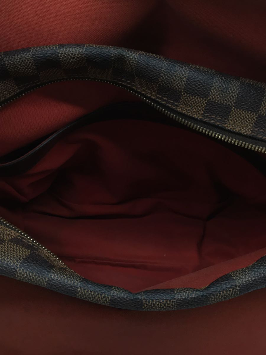 LOUIS VUITTON◆ナヴィグリオ_ダミエ・エベヌ_BRW/PVC/BRW_画像6