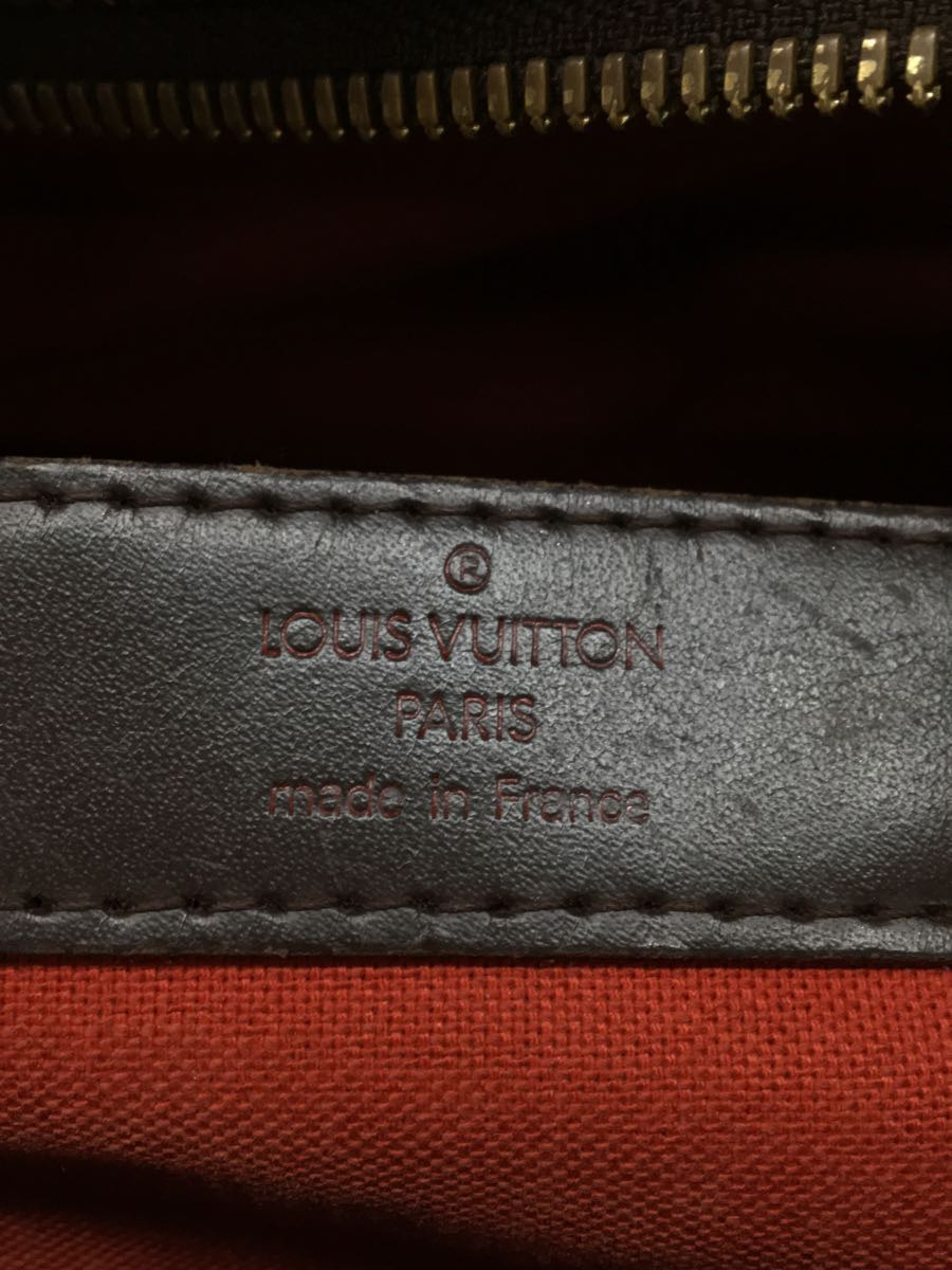 LOUIS VUITTON◆ナヴィグリオ_ダミエ・エベヌ_BRW/PVC/BRW_画像5