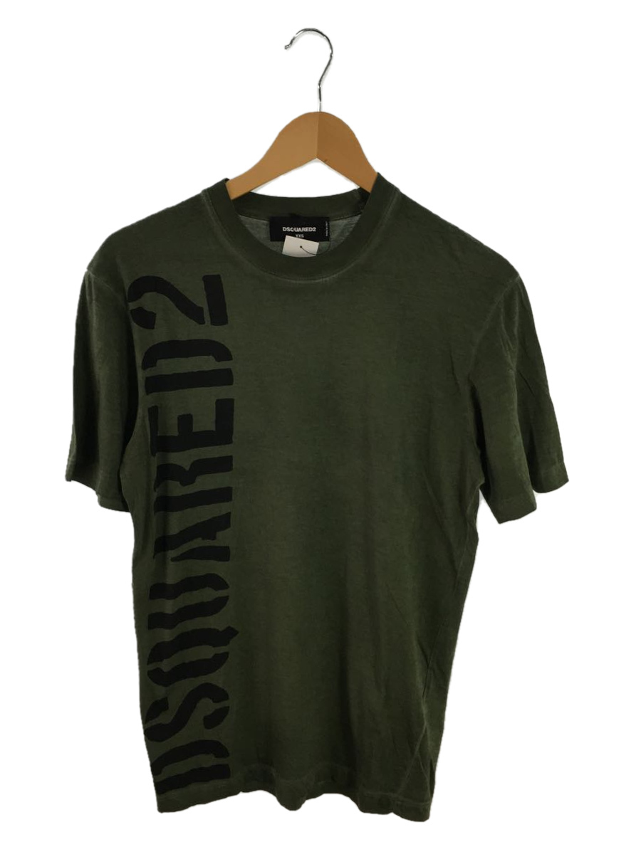 2022年製 新品】 DSQUARED2◇Tシャツ/XXS/コットン/KHK/S74GD0509