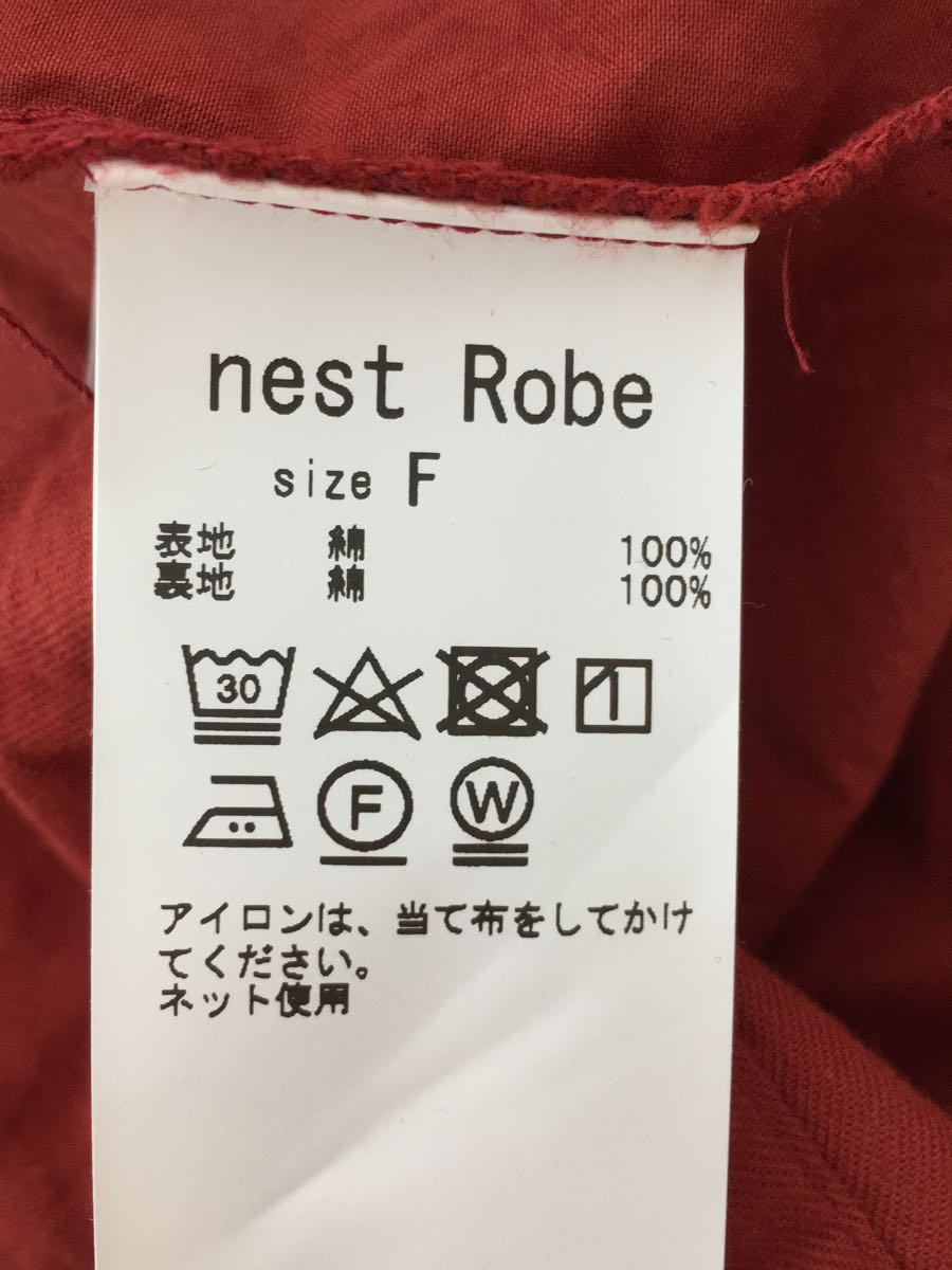 nest Robe◆ステンカラーコート/FREE/コットン/RED/01213-1005_画像4