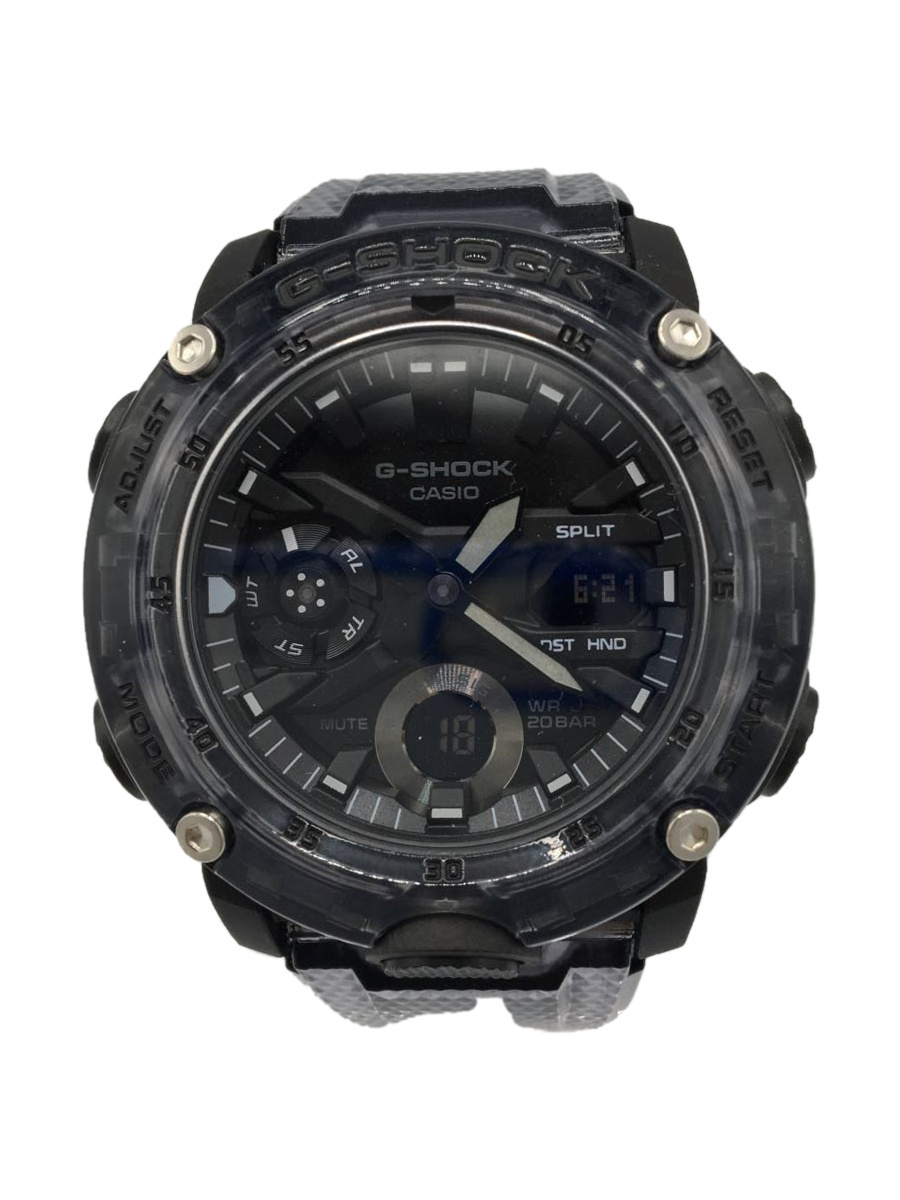 CASIO◆クォーツ腕時計_G-SHOCK/アナログ/-/BLK/BLK/ーー