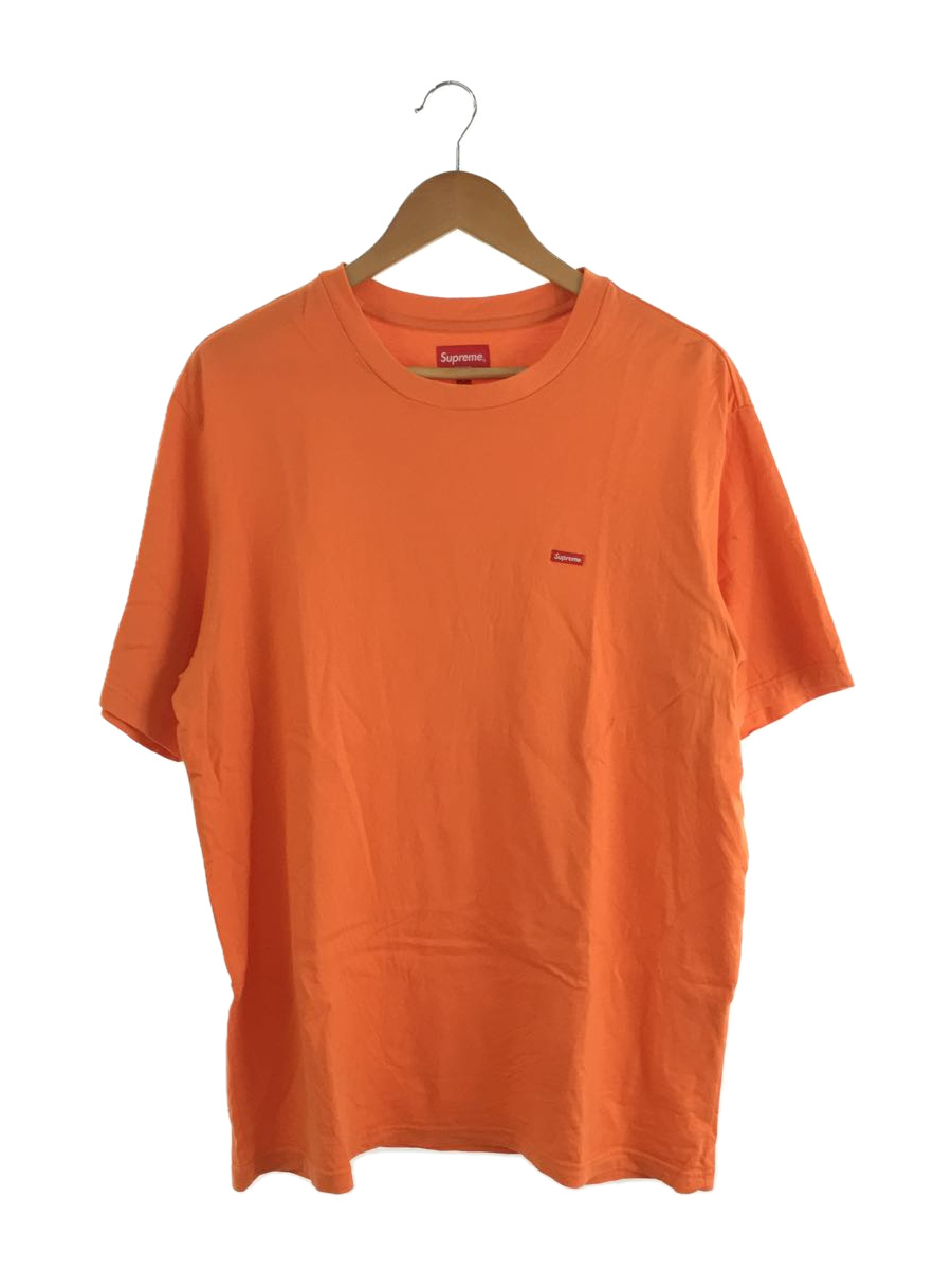 Supreme◆スモールボックスロゴTシャツ/L/コットン/オレンジ