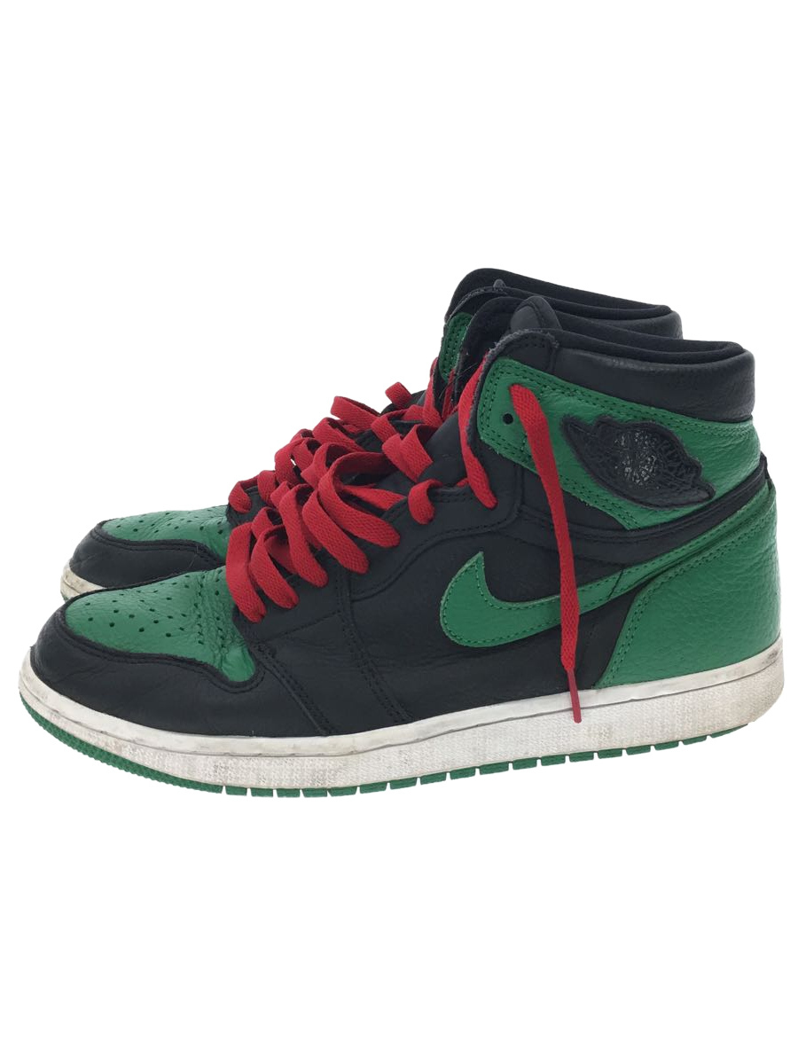 本命ギフト NIKE◇AIR JORDAN1/RETRO/ハイカットスニーカー/27.5cm/GRN