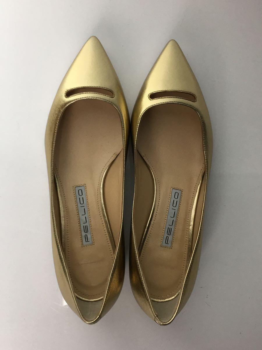 PELLICO* Flat туфли-лодочки /36/GLD/2115