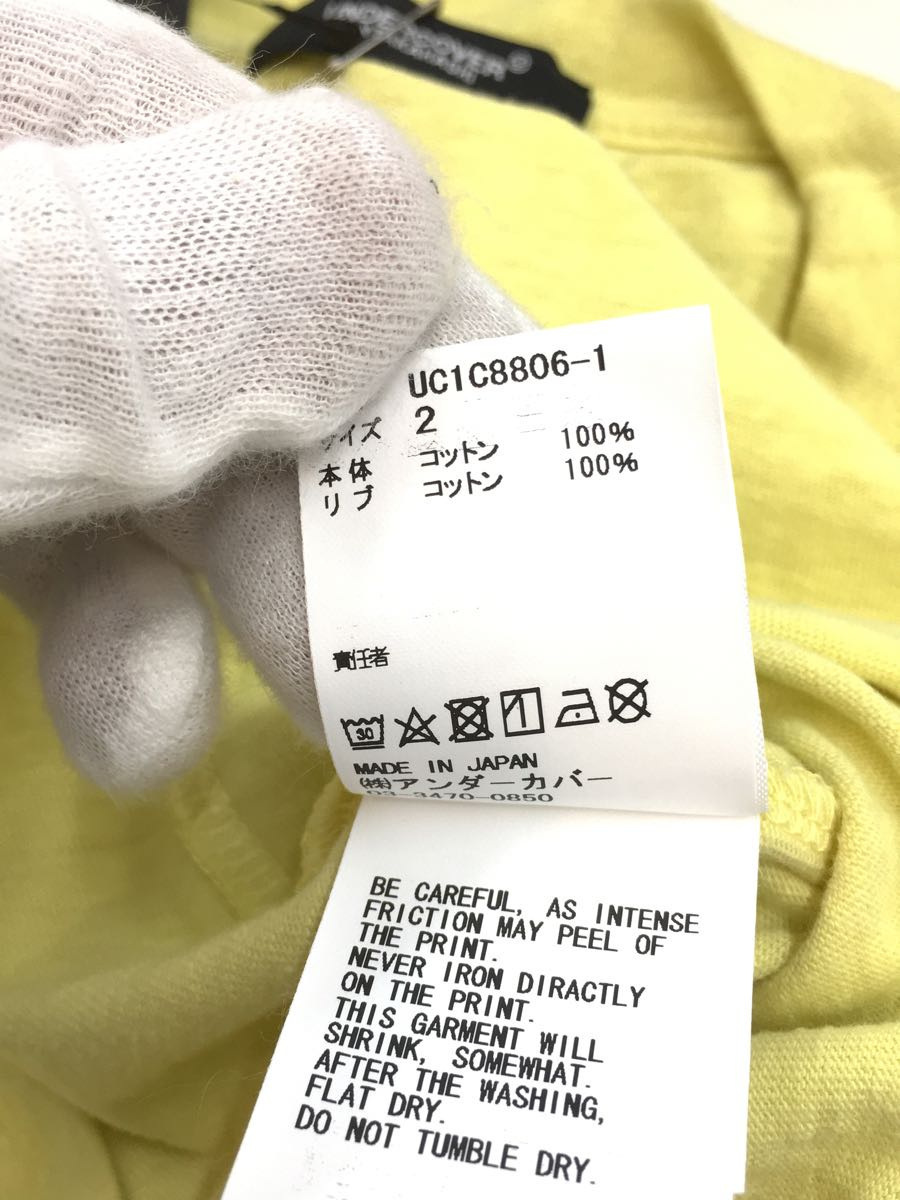 人気急上昇】 UNDERCOVER◇Tシャツ/2/コットン/YLW/uc1c8806-1/バンビ