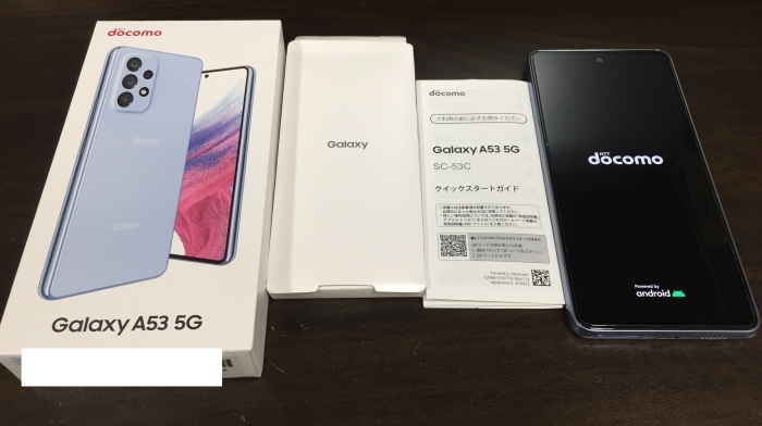 SAMSUNG Galaxy A53 5G C-53C 128GB オーサムブルー アンドロイド