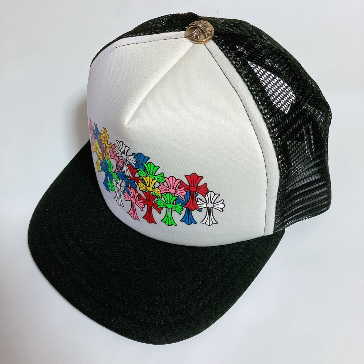新品・未使用】クロムハーツ カラフルクロス スナットパック キャップ