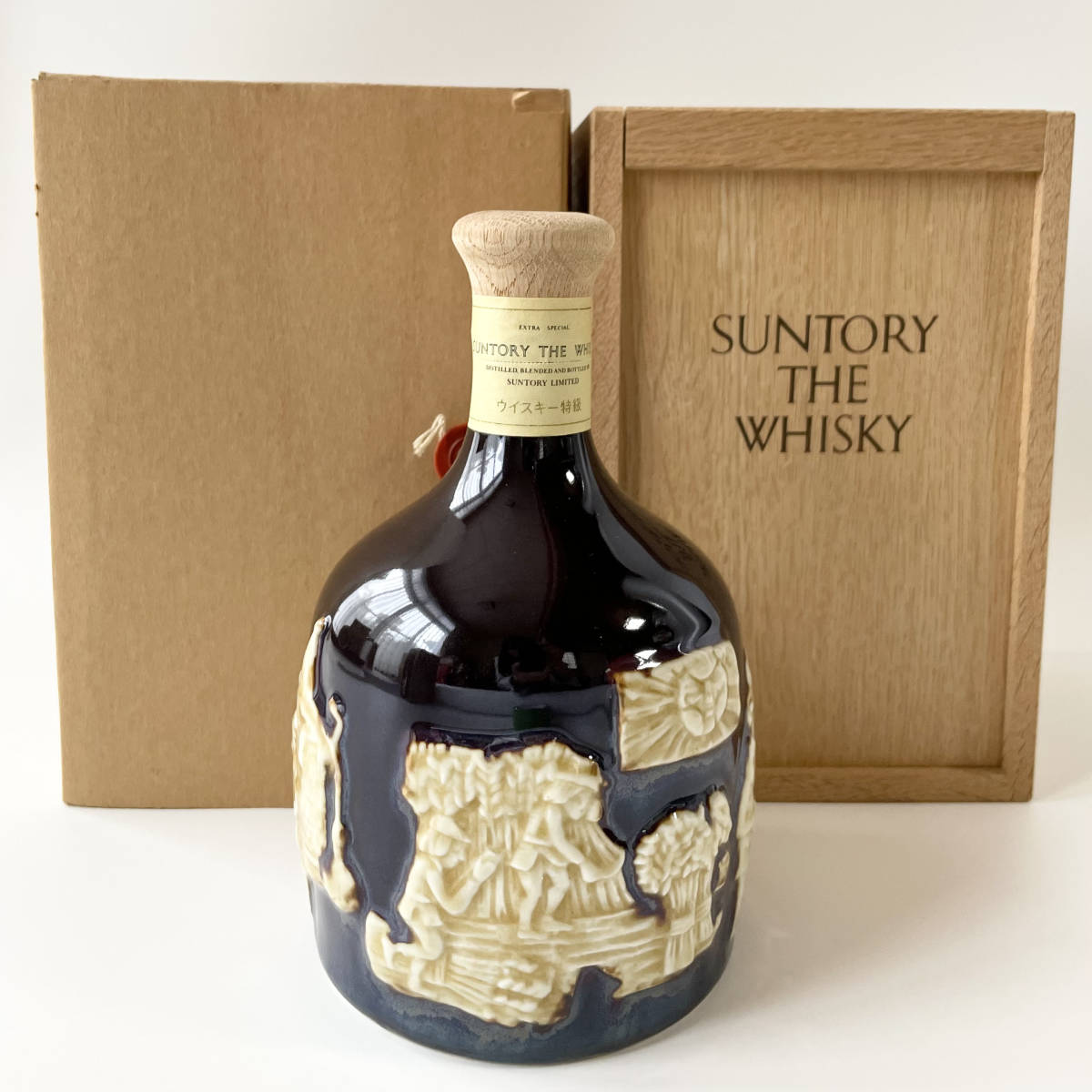 サントリー ザ ウイスキー 有田焼 陶器ボトル 760ml(1223g)43% SUNTORY