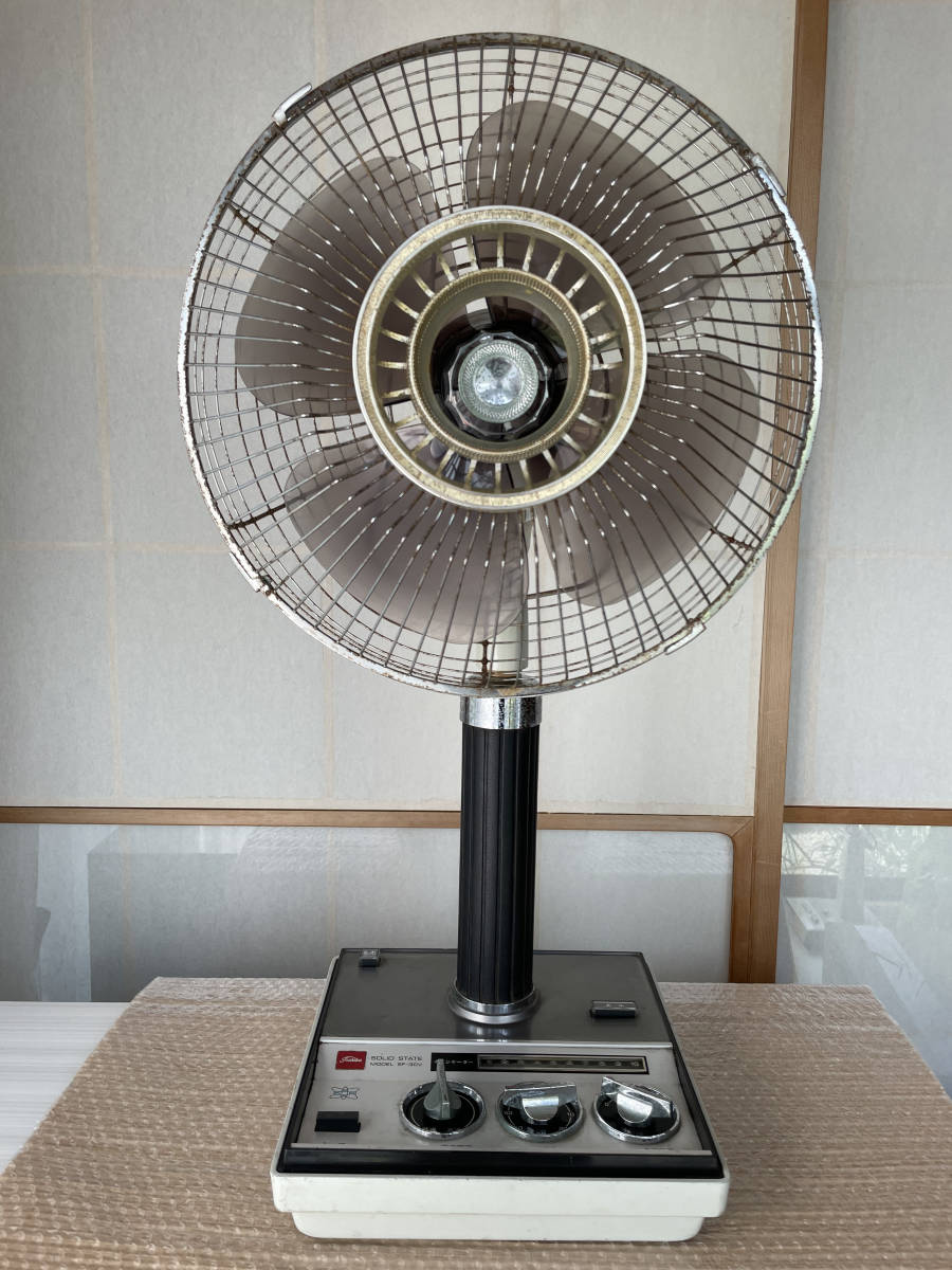 東芝 Toshiba 扇風機 SF-30V 羽根径 30cm 4枚羽根 座敷扇 昭和家電