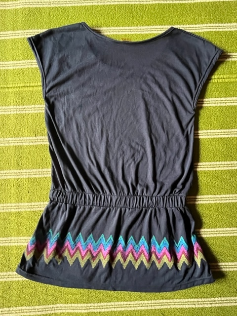  Roxy ROXY длинный футболка футболка rete e-s темно-синий ткань to резина & шнур 