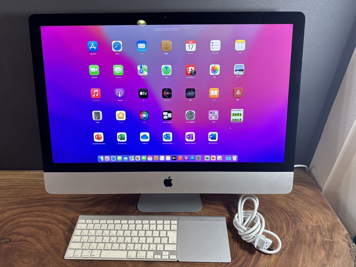 美品5K」Apple iMac Retina 5K 27inch 2015/CPUi5 3.3GHZ/16GB/SSD1TB