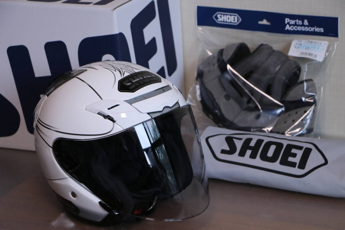 未使用!SHOEI J-FORCEⅢ SIZE:L LUBLA 中古品 J-FORCE3 ジェイ