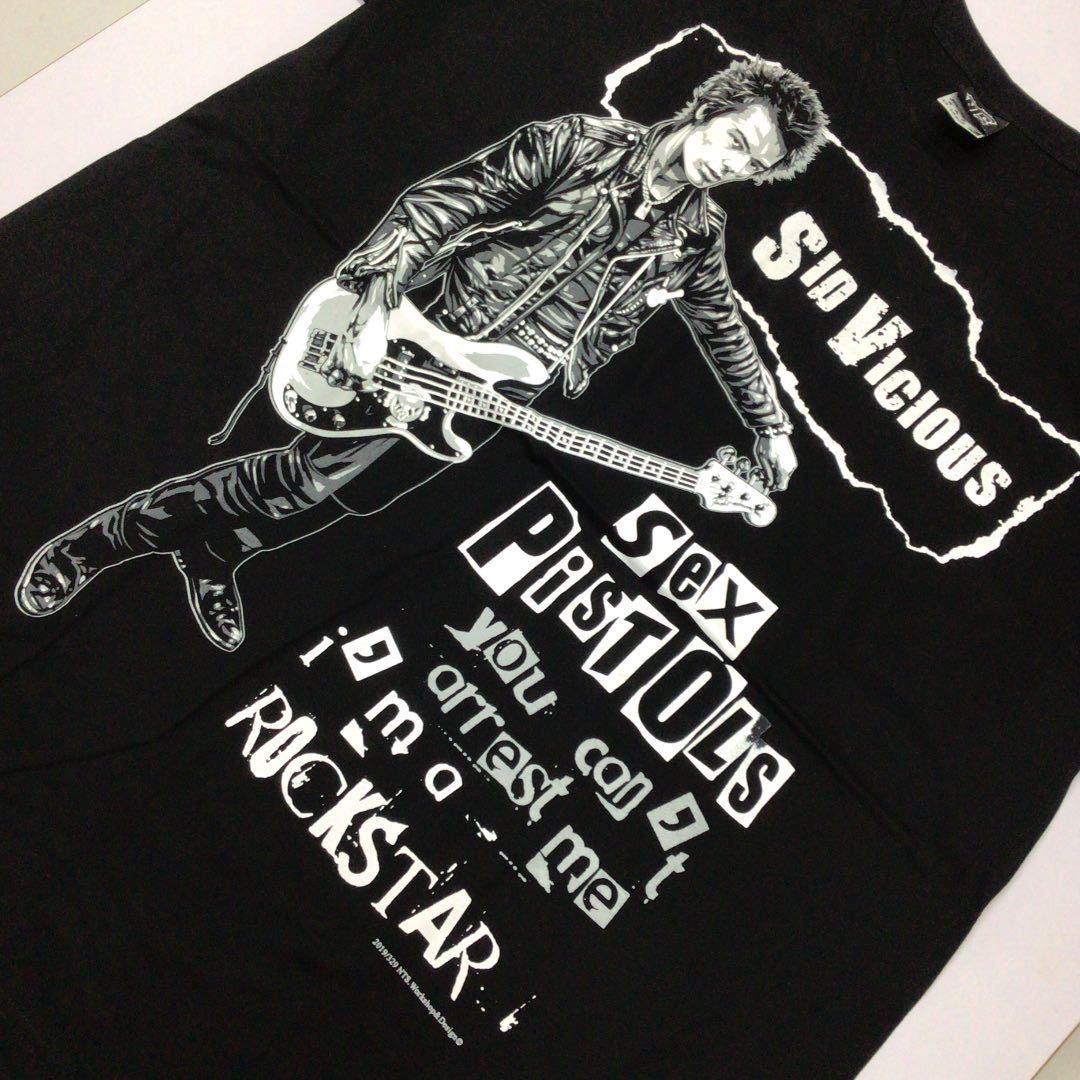SR11D3. バンドTシャツ XXLサイズ SID VICIOUS シドヴィシャス SEX PISTOLS セックスピストルズ