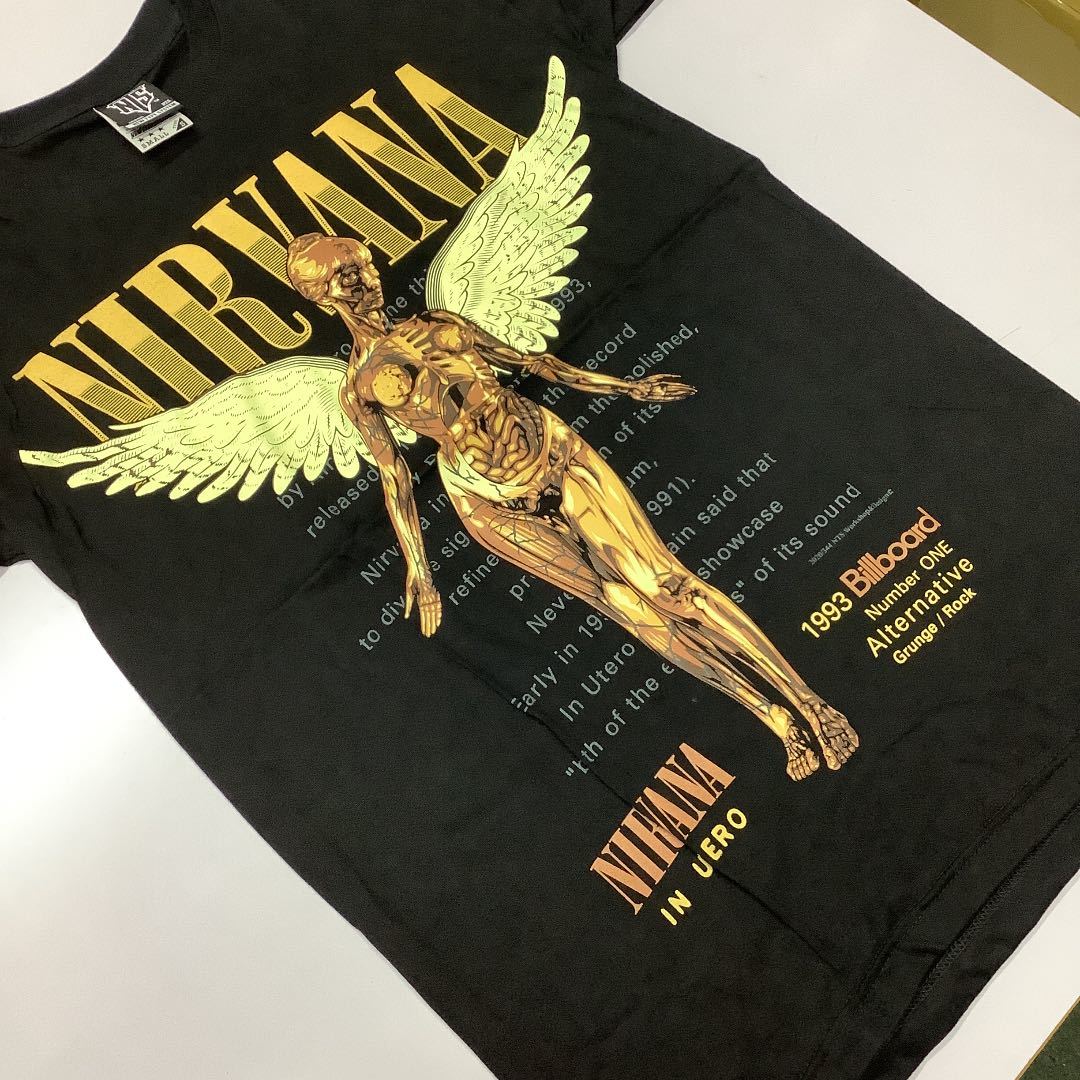 SR7A3. バンドTシャツ Sサイズ　NIRVANA ⑨ ニルヴァーナ　ニルバーナ