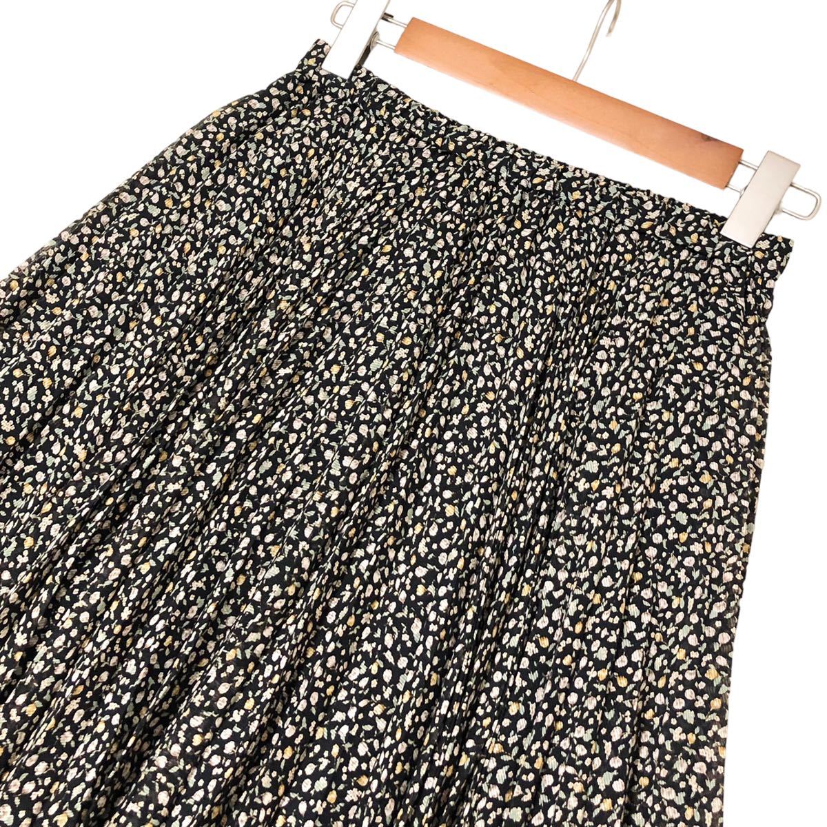 美品 2.3万 ユナイテッドアローズ UNITED ARROWS プリーツスカート F 日本製 ウエストゴム仕様 スカート レディース_画像6