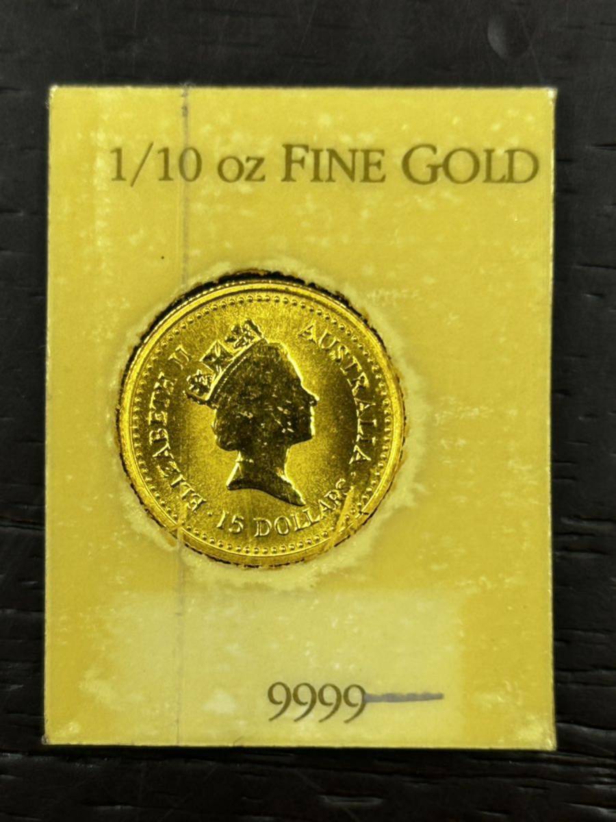 1987 オーストラリアナゲット金貨 1/10オンス パック付き | www