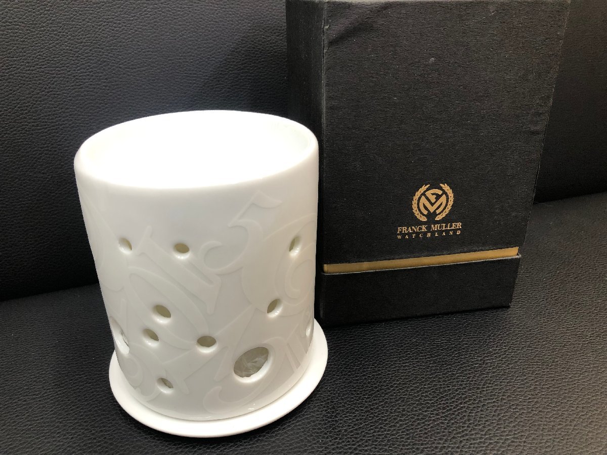 綺麗】FRANCK MULLER フランクミュラー アロマポット キャンドル 陶器