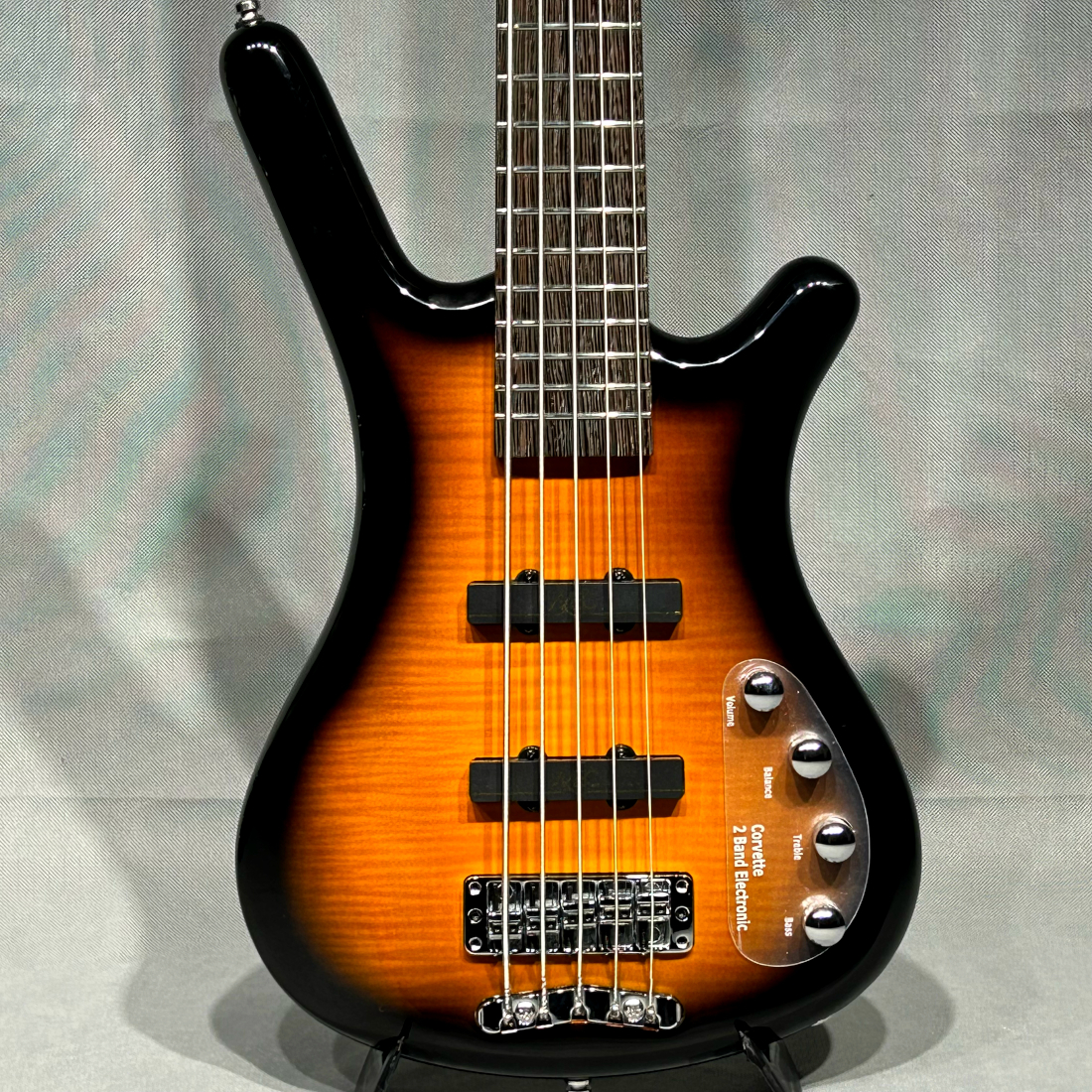 Warwick RockBass Corvette Classic 5st Almond Sunburst Transparent High Polish outlet special price goods Warwick 5 string base 