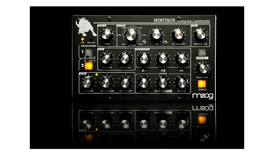 MOOG MINITAUR BASS SYNTH BLACK アナログベースシンセサイザー_画像1