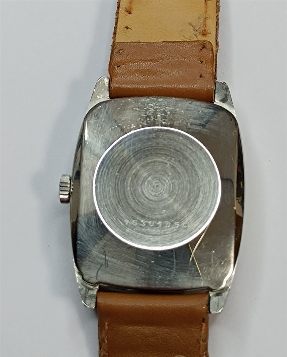 稼働品 ロンジン FLAGSHIP HF メンズ腕時計 シルバー文字盤 三針
