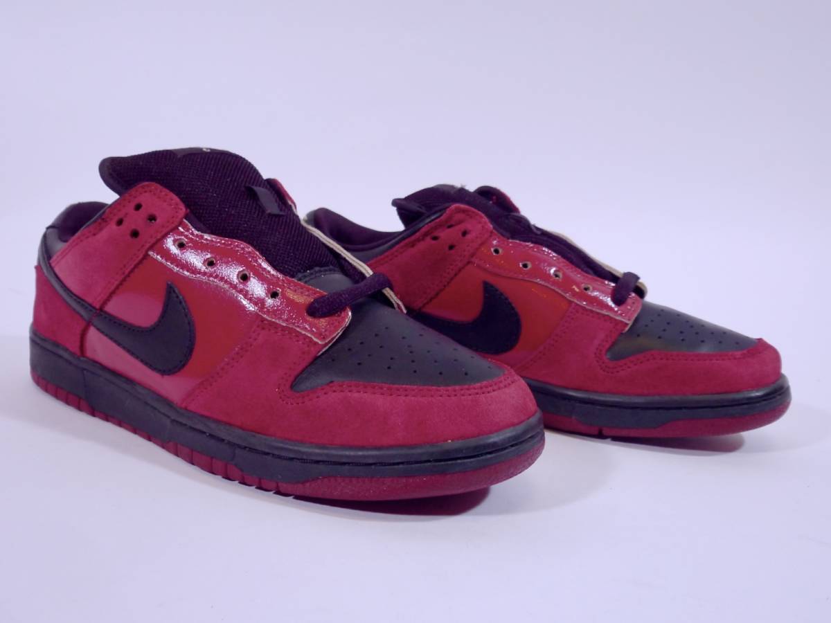 本物/2006年NIKE DUNK LOW PRO SB 超希少MILLI VANILLI/黒赤US8/26cm