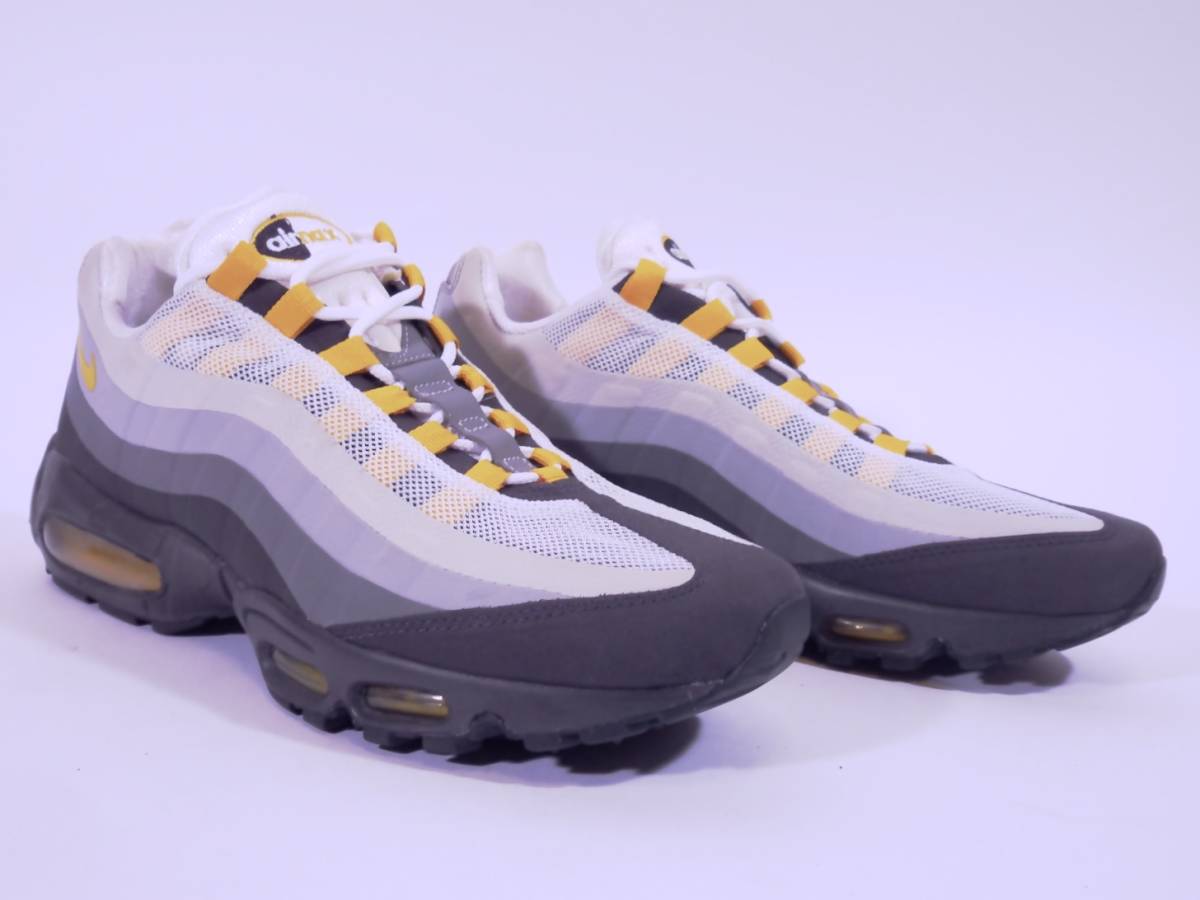本物/2012年限定 NIKE AIR MAX95 NO-SEW 超希少 マスタードグラデ US9