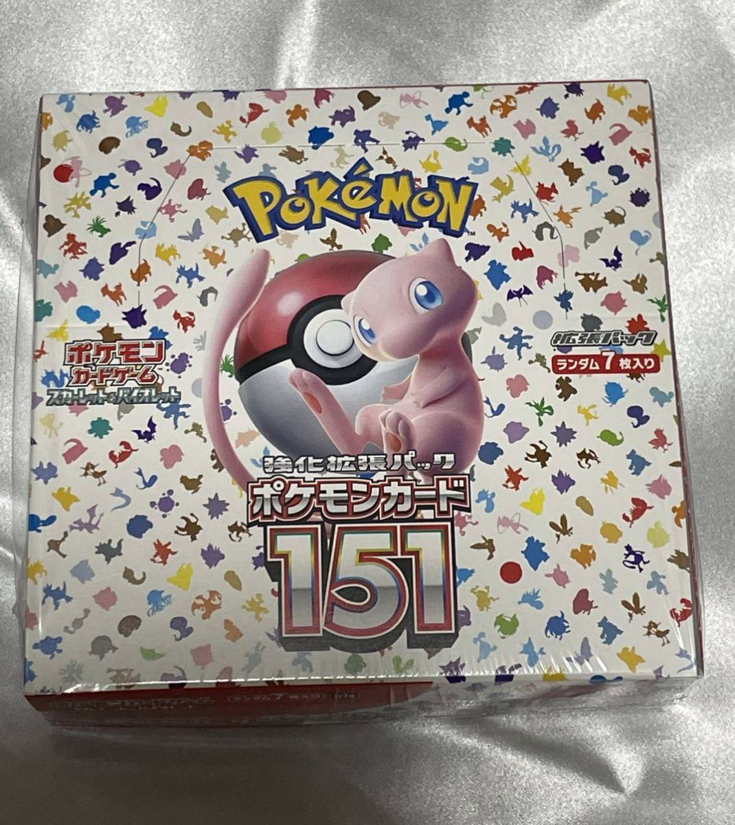 未開封】※箱イタミあり ポケモンカード 151 1BOX シュリンク付き