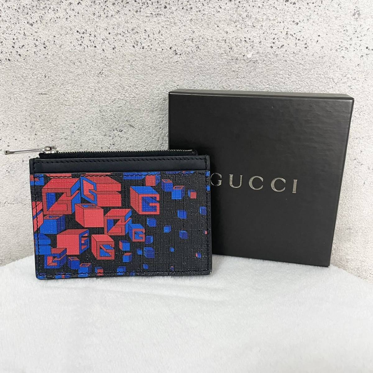 新品同様】GUCCI グッチ財布フラグメントケースコインケースカード