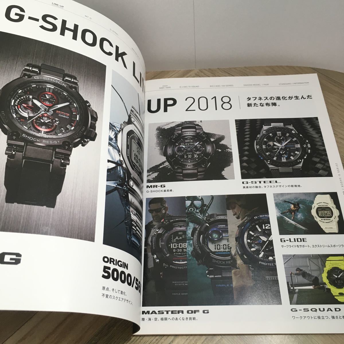 106y●CASIO G-SHOCK パンフレット 2018SS　カシオ 腕時計_画像7