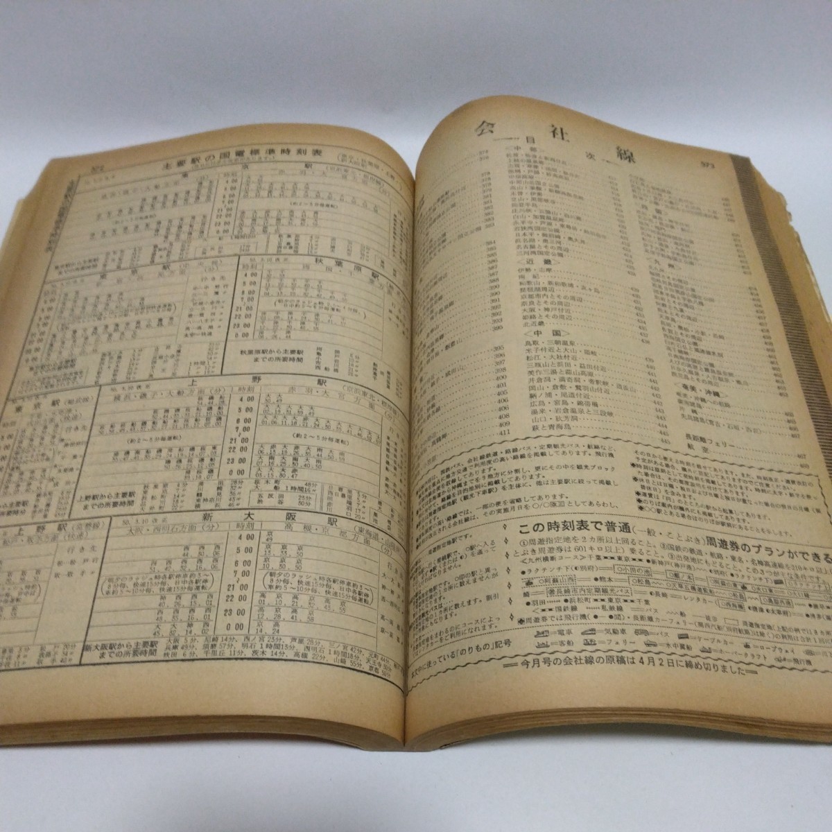 交通公社の時刻表 国鉄監修 1975年5月号_画像2