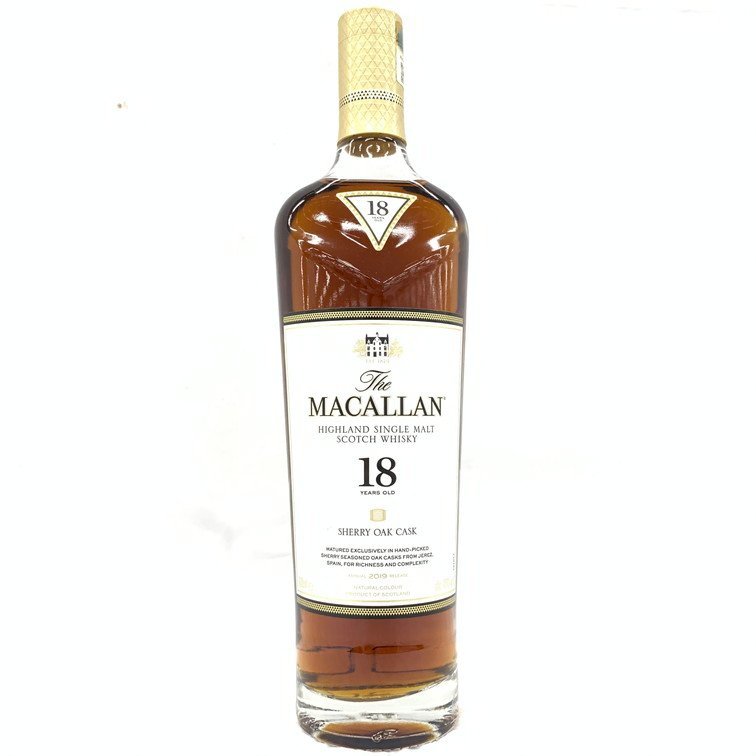 BFAM1003】未開栓 国外酒 MACALLAN マッカラン18年 700ml 43