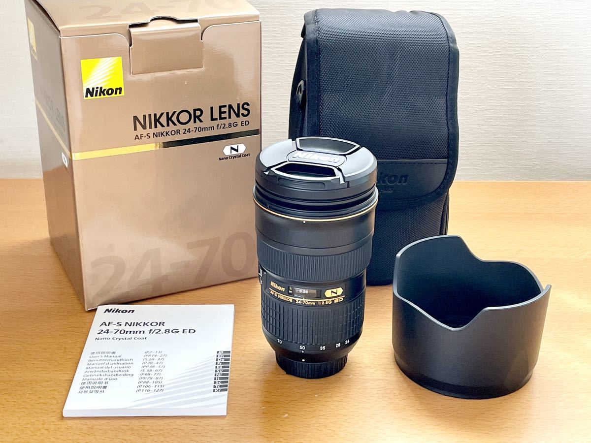 上品 24-70mm NIKKOR AF-S ニコン ☆新品同様☆ほぼ未使用 f/2.8G 極上