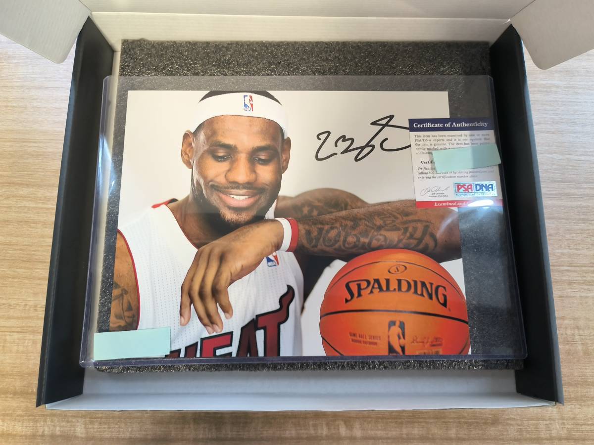 バスケットボール選手 LeBron James レブロン・ジェームズ 直筆サイン
