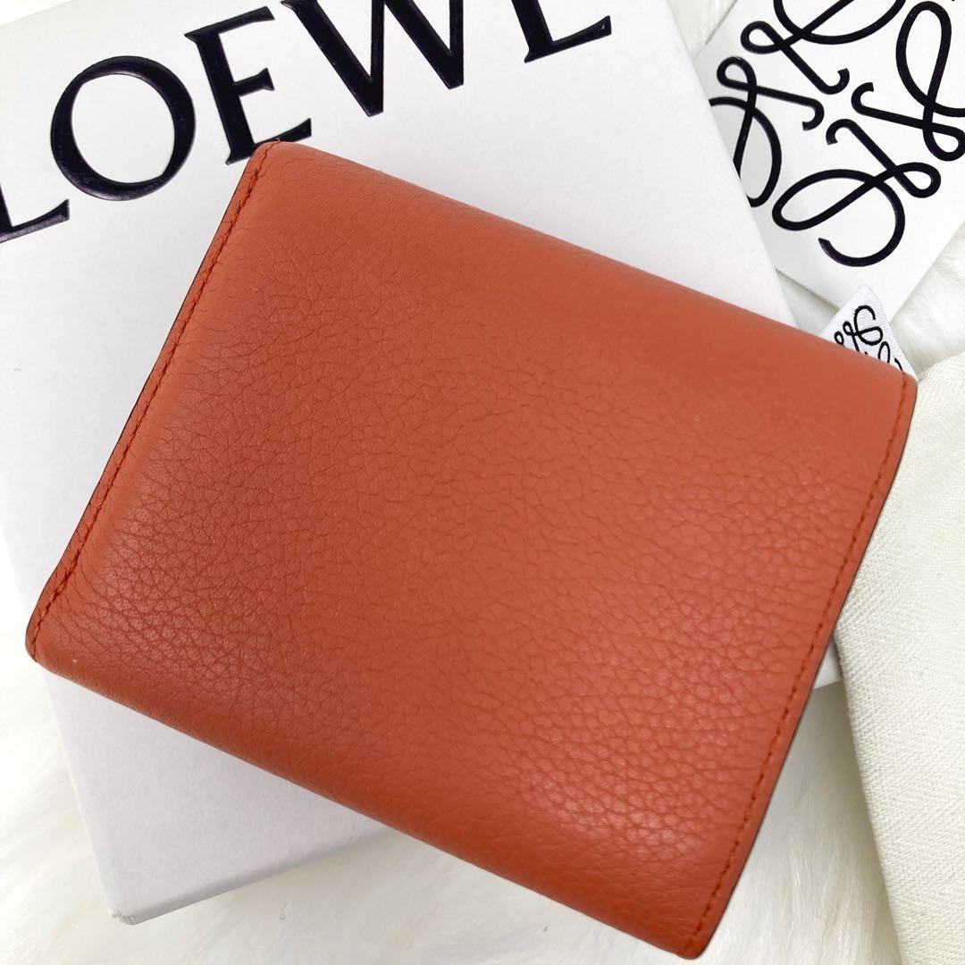 LOEWE ロエベ 三つ折り財布 トライフォールドウォレット レザー