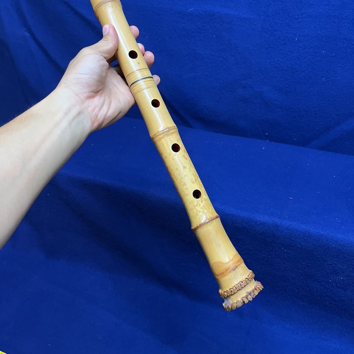 尺八　希少　作家物　竹製　香揚山　笛　和楽器　竹笛　伝統　_画像7