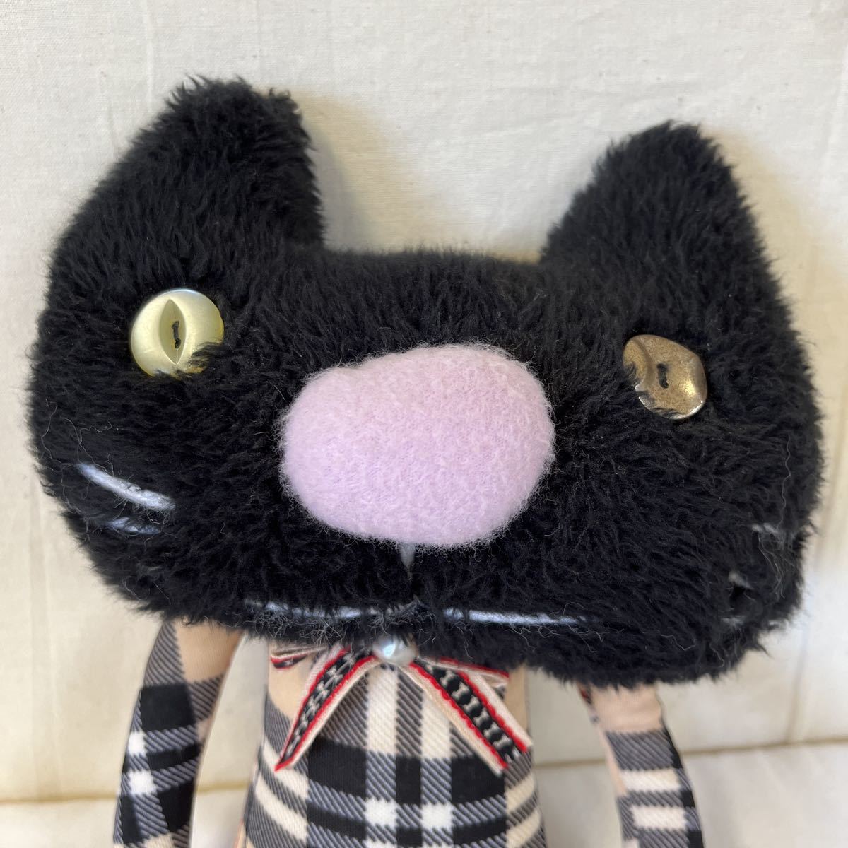 ボビーダズラー BOBBY DAZZLER ぬいぐるみ タグ付き 猫 黒猫 中古_画像4