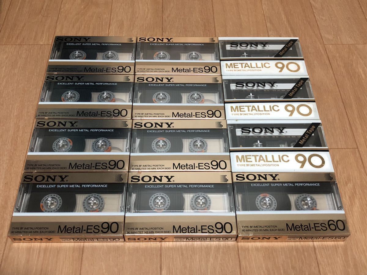 ☆ 貴重 新品 未開封 12本セット ソニー SONY Metal-ES90 Metal-ES60