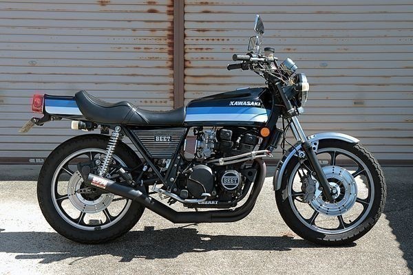 【574】 06272302■ 汎用 345mm 細巻き 当時仕様 リアサスペンション フルメッキ Z2 Z400FX ZRX400 ゼファー400 mk2 リアサス 旧車(0)_画像5